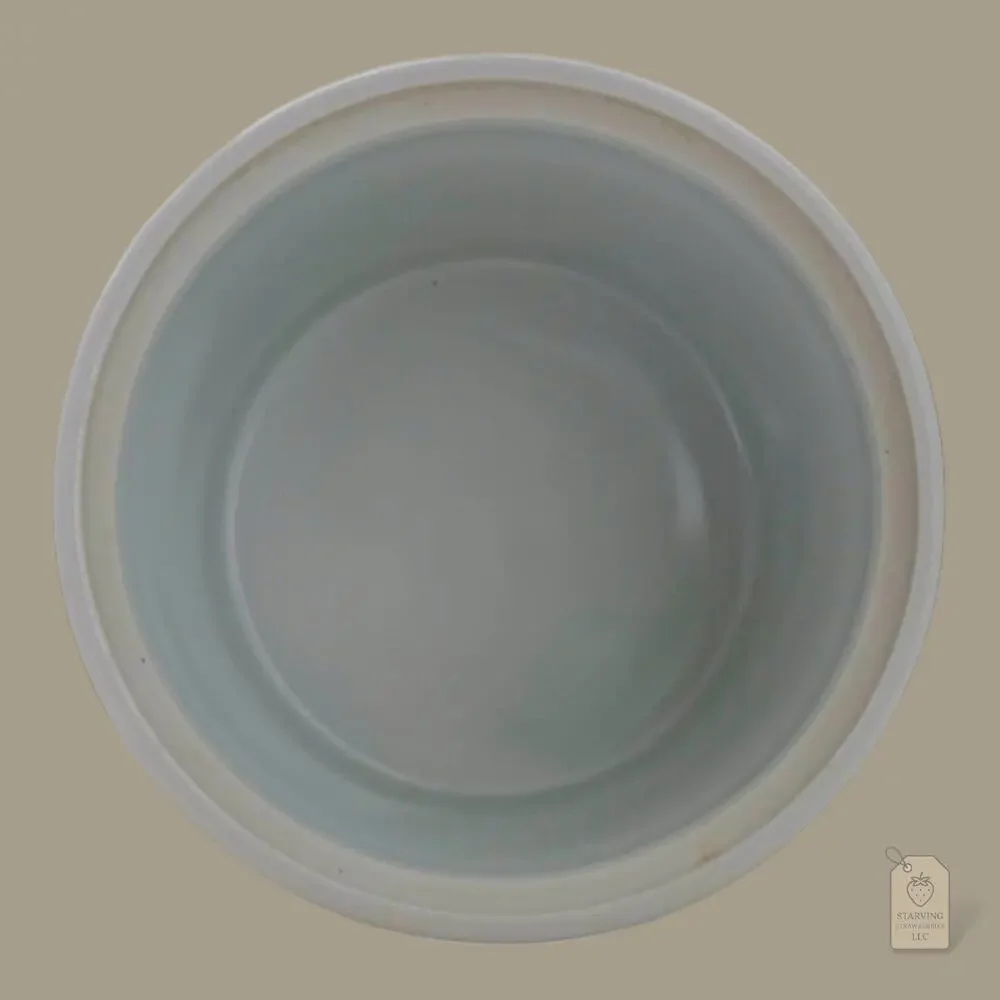 Starving Strawberries white porcelain